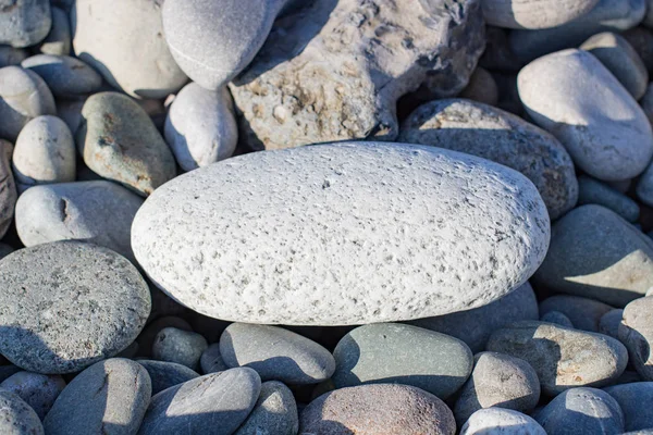 Zee stenen en vintage retro achtergrond dag — Stockfoto