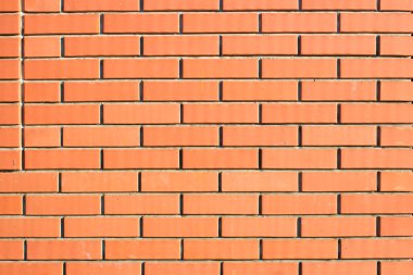 Arkaplan ve doku için kırmızı tuğla duvar