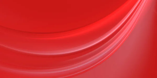Fraktal dalga ile kırmızı arka plan — Stok fotoğraf