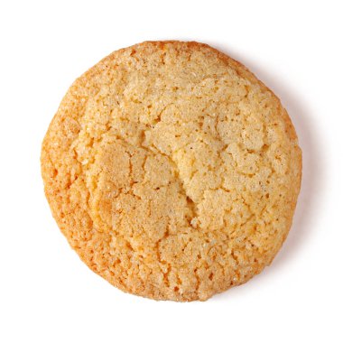 Eski moda limon şeker çerez kırpma yolu ile beyaz arka plan izole