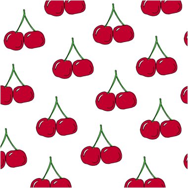 arka plan deseni kiraz ile