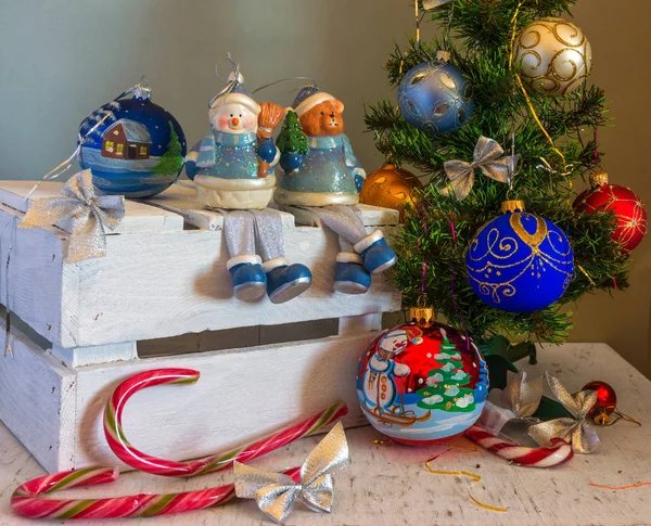 Año Nuevo Navidad Divertido Cuento Hadas Celebración Decoraciones Navidad —  Fotos de Stock