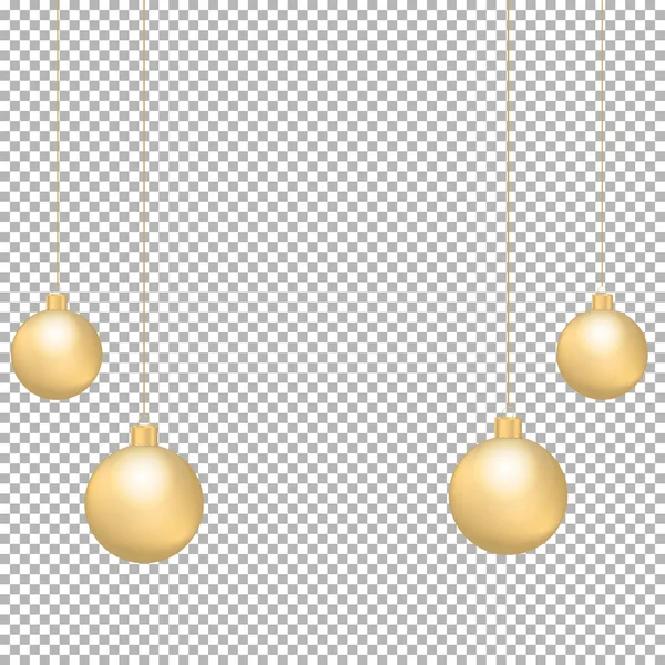 Decoración Navidad Año Nuevo Con Lazos Dorados Cinta Bolas Navidad — Vector de stock