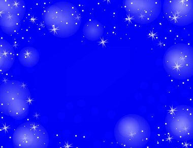 Gümüş kış arka plan. Noel kar taneleri ve metin için yer arka plan. Vektör çizim.