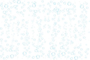 Gerçekçi sabun köpüğü kümesi üzerinde beyaz izole