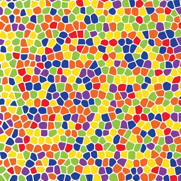 Soyut geometrik renkli mozaik Dikişsiz desen Tekstil, kumaş, kağıt, duvar kağıdı için. Vektör arka plan. 