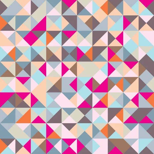 Бесшовный Узор Треугольными Формами Разных Цветов Векторный Фон — стоковый вектор
