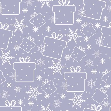 Sorunsuz Noel illüstrasyonlar. Vektör desen Noel simgeler ve tasarım öğeleri karalama defteri için soyut