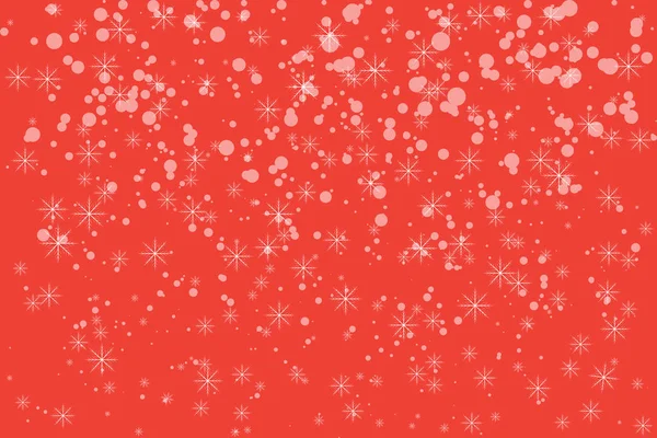 Kerstmis Achtergrond Voor Tekst Winter Achtergrond Met Sneeuwvlokken Vectorillustratie — Stockvector