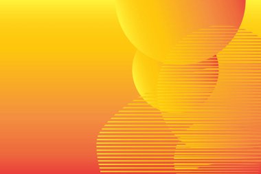 Minimalist geometrik arka plan. Trendy degrade, sıvı kompozisyon şekillendirir. Vektör çizim