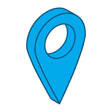  Modern konum pin simgesi