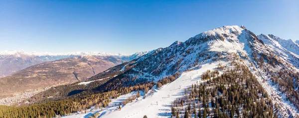 Téli Hegyek Olasz Alpok — Stock Fotó