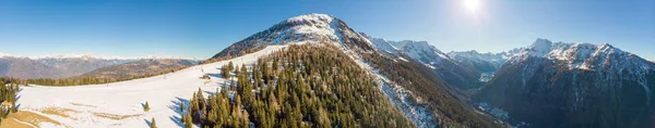 Montagne Invernali Nelle Alpi Italiane — Foto Stock