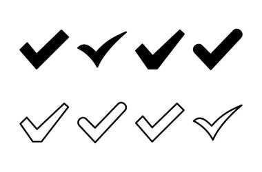 İşaret simgesi logo tasarımını kontrol et. İşaret işareti ve sembol