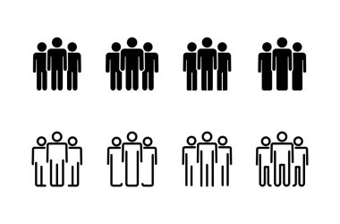 insan simgesi logosu tasarımı. İmza ve sembol. Kullanıcı Simgesi vektörü