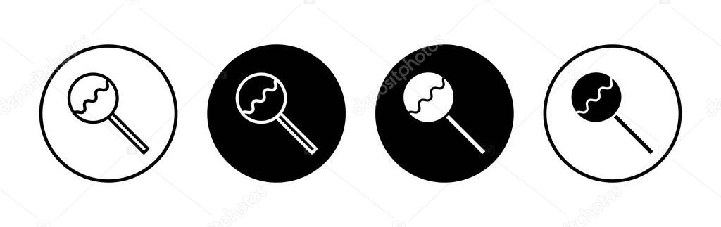 Candy icon symbol for apps and websites. candy sign and symbol.