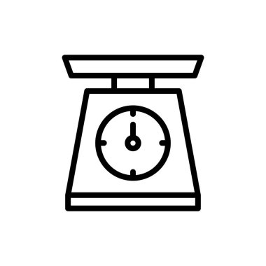 Uygulamalar ve web siteleri için simge sembolünü ölçeklendirir. Ağırlık ölçeği işareti ve simgesi