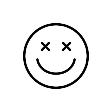 Uygulamalar ve web siteleri için gülümseme simgesi. Gülümseme simgesi. Geribildirim işareti ve sembol