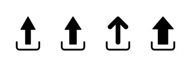 Simge vektörünü yükle. veri işareti ve sembolü yükle