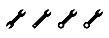 Simge vektörünü kilitle. Tamir ikonu. araç işareti ve sembol