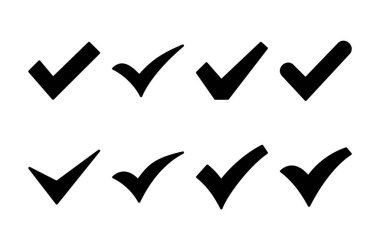 İşaret simgesi logo tasarımını kontrol et. İşaret işareti ve sembol