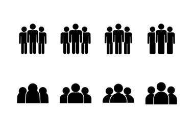 insan simgesi logosu tasarımı. İmza ve sembol. Kullanıcı Simgesi vektörü