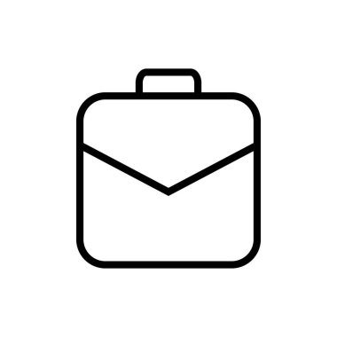 Uygulamalar ve web siteleri için evrak çantası simgesi. Bavul işareti ve sembol. bagaj sembolü.