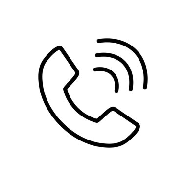 Uygulamalar ve web siteleri için simge ara. Telefon işareti ve sembol. Telefon ikonu. Bizimle irtibata geç 