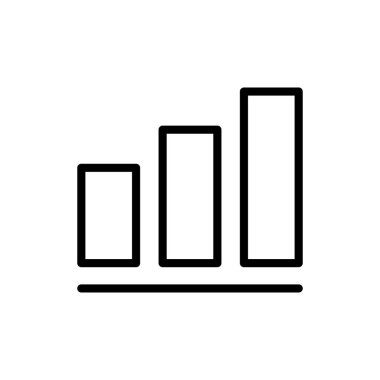 Uygulamalar ve web siteleri için grafik simgesi büyütülüyor. Çizelge ve sembol. diyagram simgesi