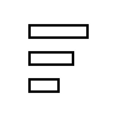 Uygulamalar ve web siteleri için menü simgesi. Web menü işareti ve sembol. Hamburger menüsü sembolü