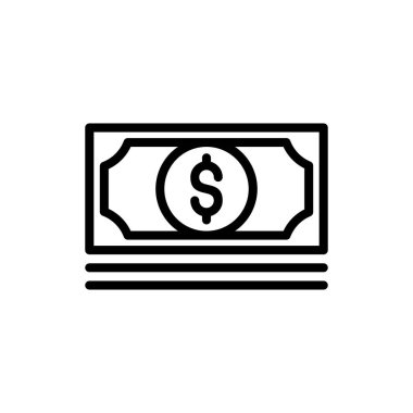 Uygulamalar ve web siteleri için para simgesi. Para işareti ve sembol