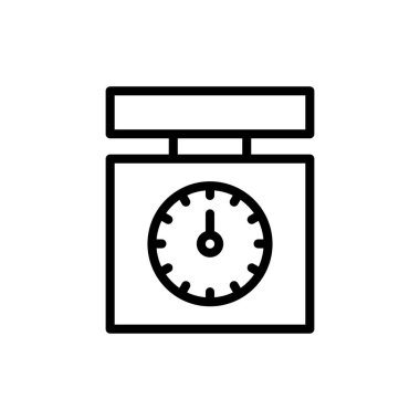 Uygulamalar ve web siteleri için simge sembolünü ölçeklendirir. Ağırlık ölçeği işareti ve simgesi