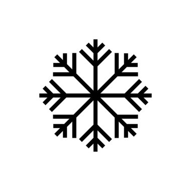 Uygulamalar ve web siteleri için kar simgesi. kar tanesi işareti ve sembol