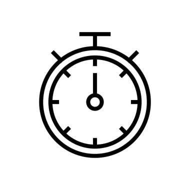 Uygulamalar ve web siteleri için Stopwatch simgesi. Zamanlayıcı işareti ve sembol. Geri sayım simgesi. Zaman Dönemi