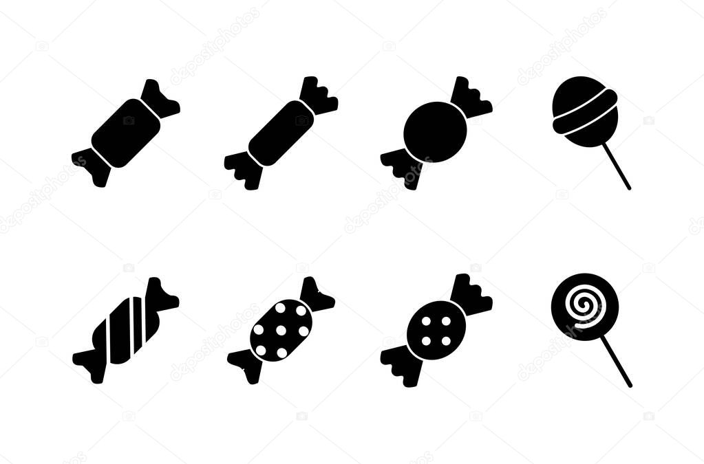 Candy icon logo design. candy sign and symbol.