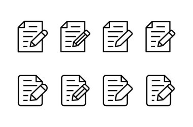 Not simgesi logo tasarımı. not defteri işareti ve sembol