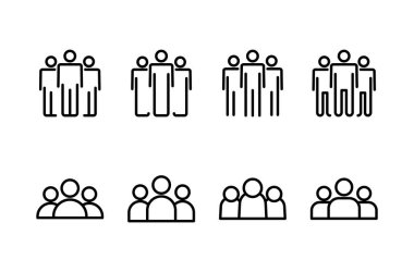 insan simgesi logosu tasarımı. İmza ve sembol. Kullanıcı Simgesi vektörü