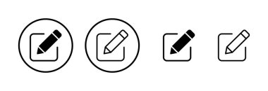 Simge logo tasarımını düzenle. Belge imza ve sembolünü düzenle. Metin simgesini düzenle. Kalem. kaydolun