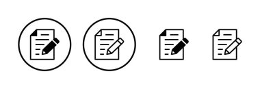 Not simgesi logo tasarımı. not defteri işareti ve sembol