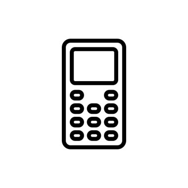 Uygulamalar ve web siteleri için telefon simgesi. Çağrı kodu ve sembol. telefon sembolü