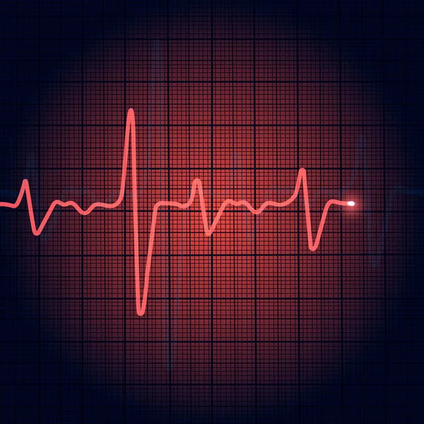 Kardiológiai Koncepció Pulzusszám Diagrammal Orvosi Háttér Szív Cardiogram — Stock Vector