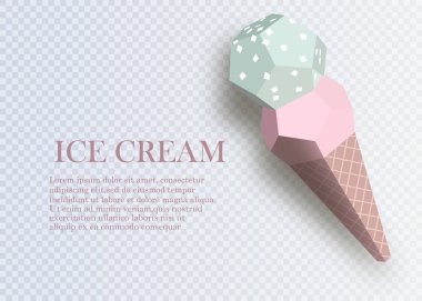 Dondurma koleksiyonu. Güzel renkli set. Vektör çizim