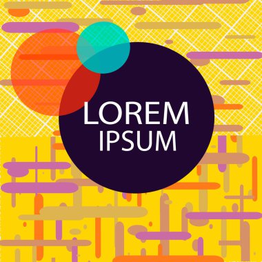 Son moda neon geometrik figürler modern malzeme tasarım stili duvar kağıdı. Kağıt kartı ve soyut renkli şekiller vektör arka plan