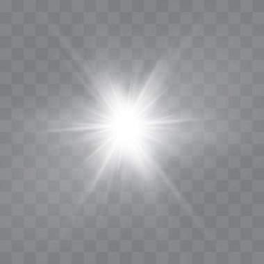 Sarı kıvılcımlar özel ışık efekti. Şeffaf arkaplanda vektör ışıltısı. Noel soyut kalıbı. Parıldayan sihirli toz parçacıkları