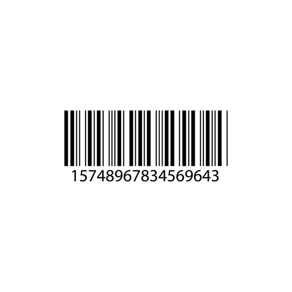 Realistisches Strichcode Symbol Ein Moderner Einfacher Flacher Barcode Marketing Das — Stockvektor