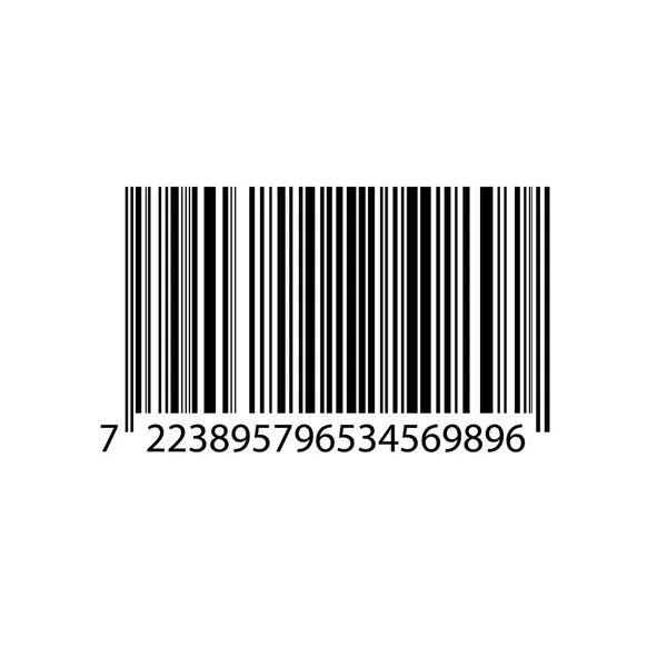 Realistisches Strichcode Symbol Ein Moderner Einfacher Flacher Barcode Marketing Das — Stockvektor