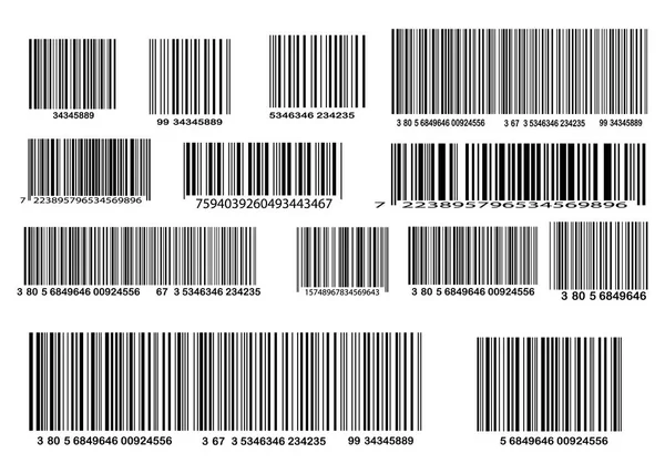 Realistische Barcode Icoon Een Moderne Eenvoudige Platte Barcode Marketing Het — Stockvector