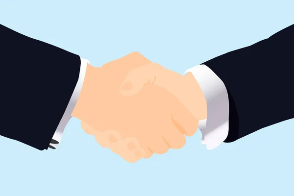 Business Handshake Vector Illustration — Stock Vector