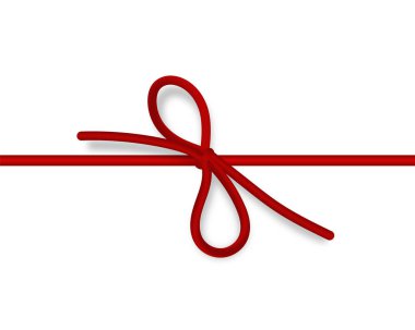 Dekoratif platin dize yay beyaz arka plan üzerinde izole yatay ince ip ile kümesi. Bir yay ile vektör sicim