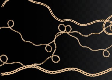 Altın zincirleri seamless modeli